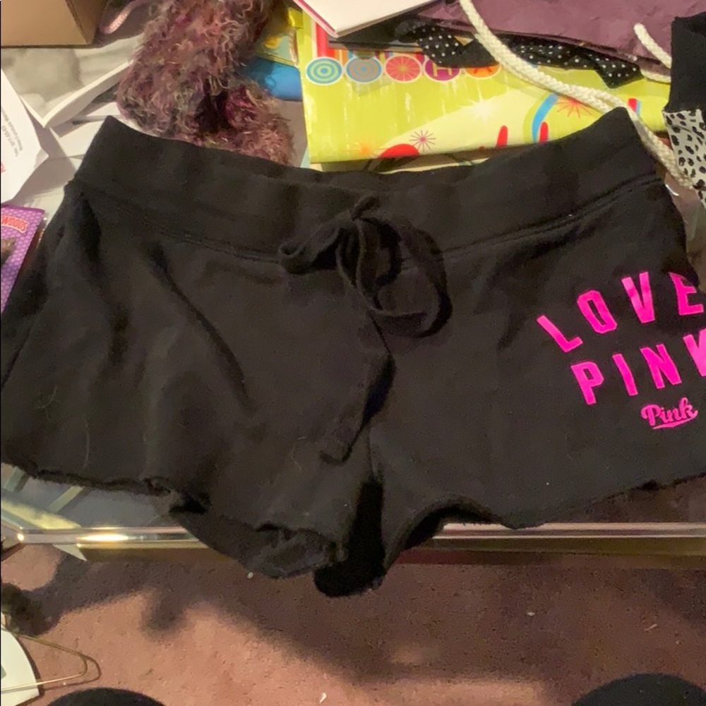 Pink sleep shorts